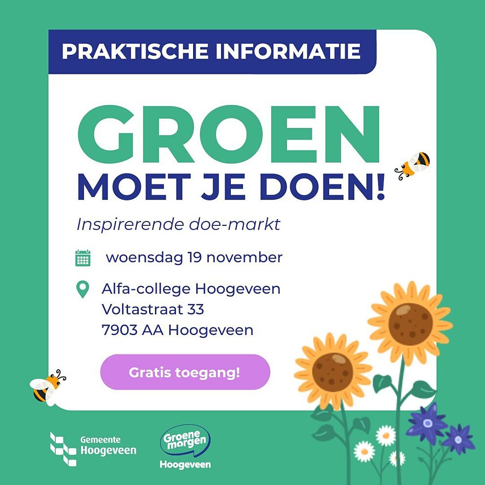 Groen moet je doen alfa college