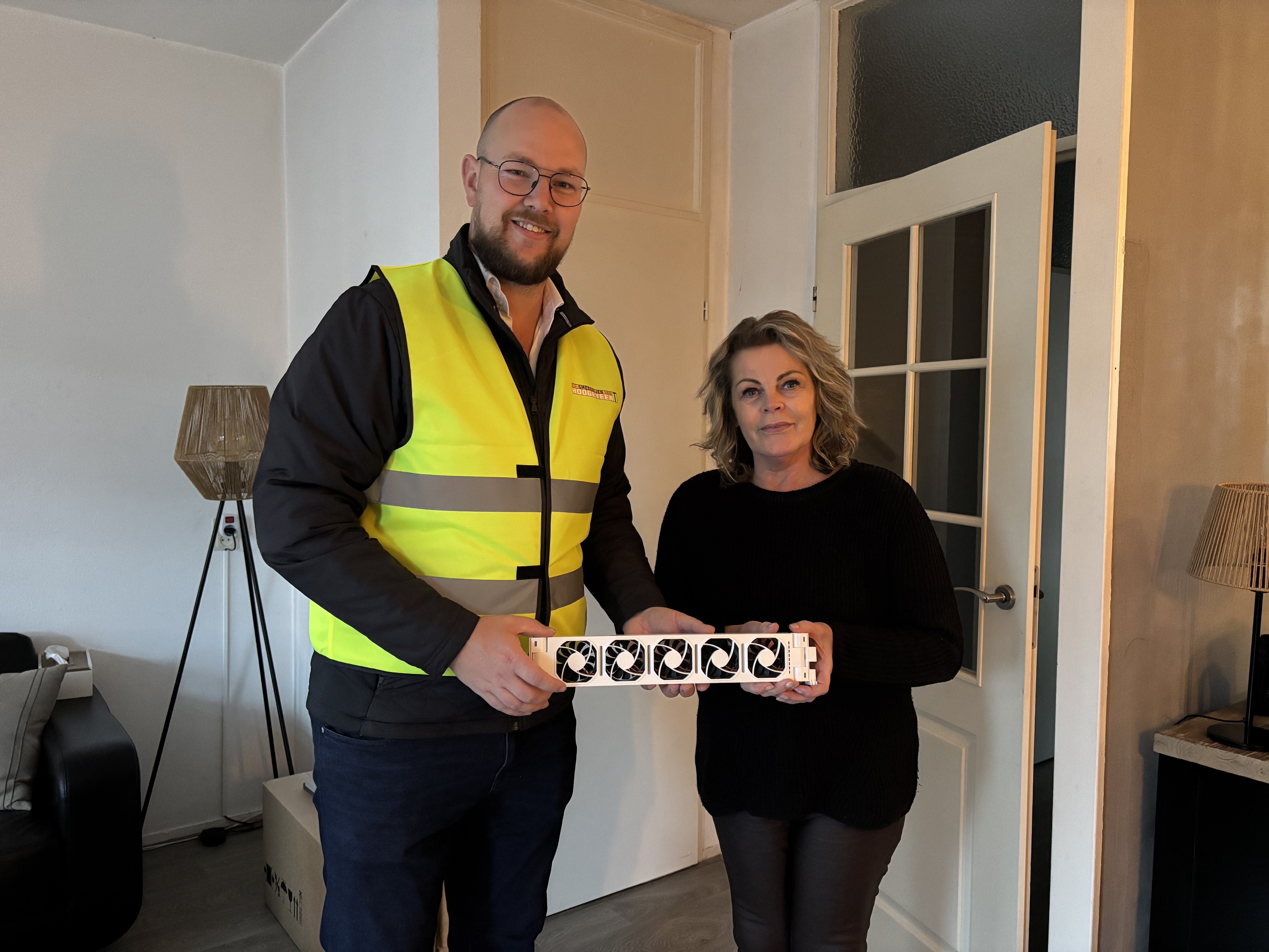 Bewoner Schutlanden krijgt gratis radiatorventilator