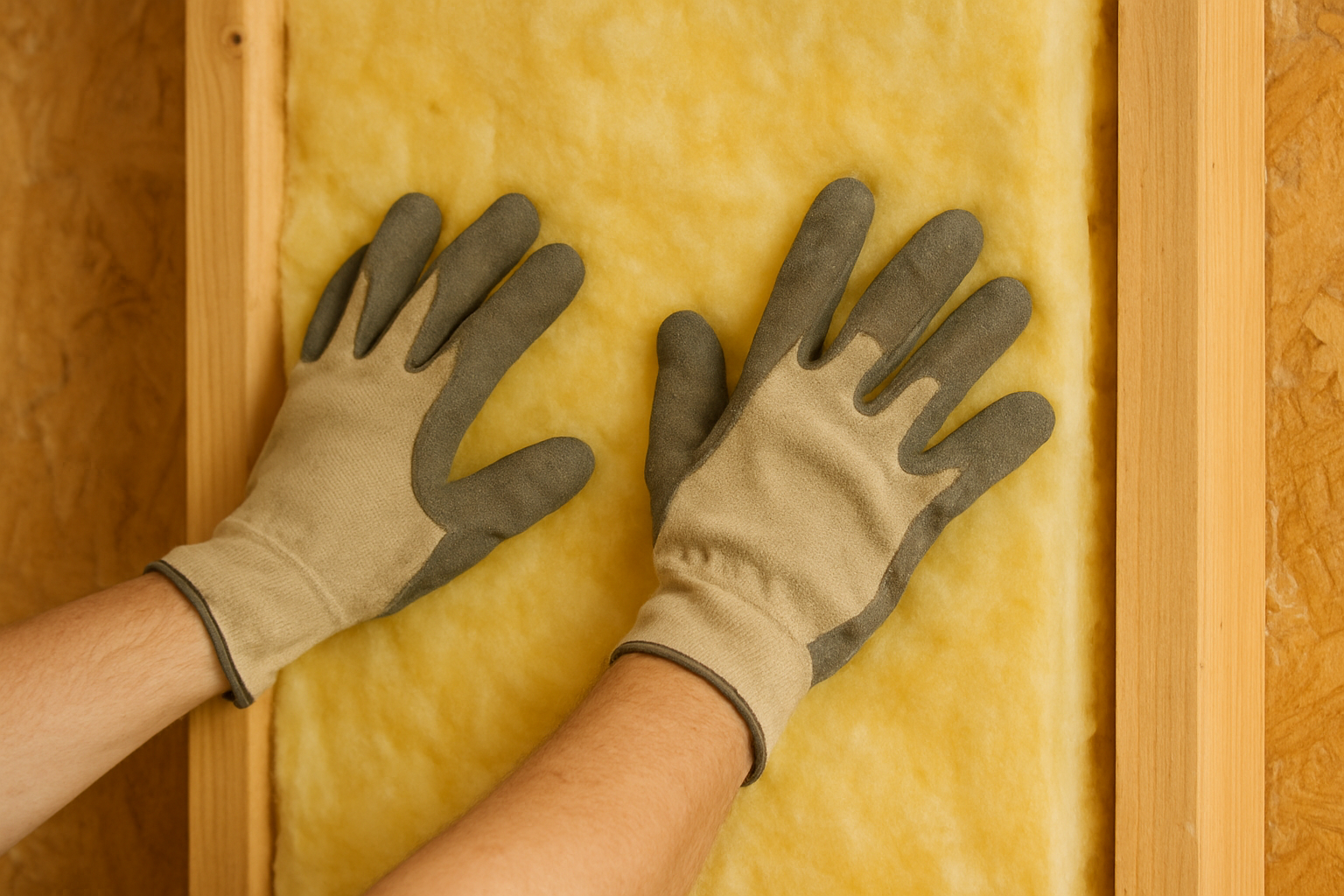 Handen isolatiemateriaal